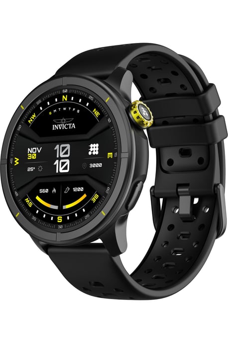 Invicta I-Tech - 2 Pro ITECH-005 Herenhorloge - Smartwatch Uurwerk - Roestvrij Staal met Zwarte Wijzerplaat - 46 mm - Image 3