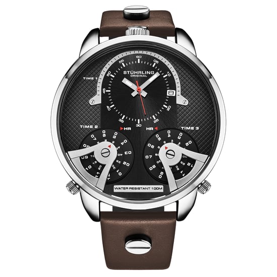 Stührling TerraTime Triple-Time 4051 Quartz 50mm - Image 1