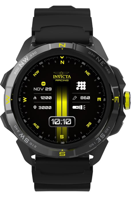 Invicta I-Tech - Racing Limited Edition ITECH-011 Herenhorloge - Smartwatch Uurwerk - Roestvrij Staal met Zwart Wijzerplaat - 47 mm - Image 2