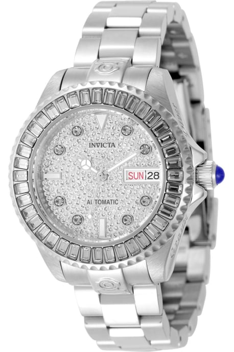 Invicta Pro Diver 49621 Dameshorloge - Automatisch Uurwerk - Roestvrij Staal met Zilveren Wijzerplaat - 38 mm - Image 1