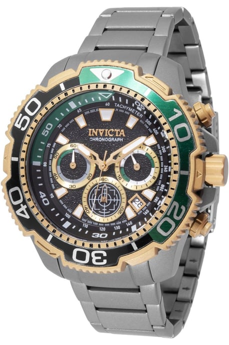Invicta TI-22 49498 Men's Watch - Quartz Movement - Titanium with Black Dial - 48 mm - Image 1