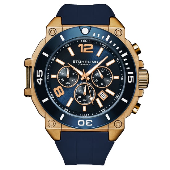Stührling Spectra 4054 Japanese Quartz Chronograph 50mm - Image 1