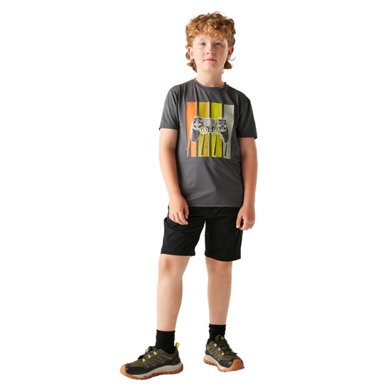 Dare 2B Kinderen Reprise III Multi Pocket Shorts (Zwart) - Image 5