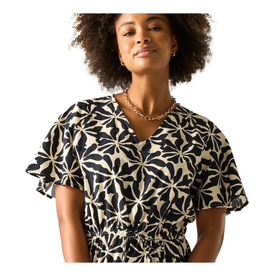 Regatta Dames Elona Abstract Bloemen Midi-jurk (Multikleur) - Image 3
