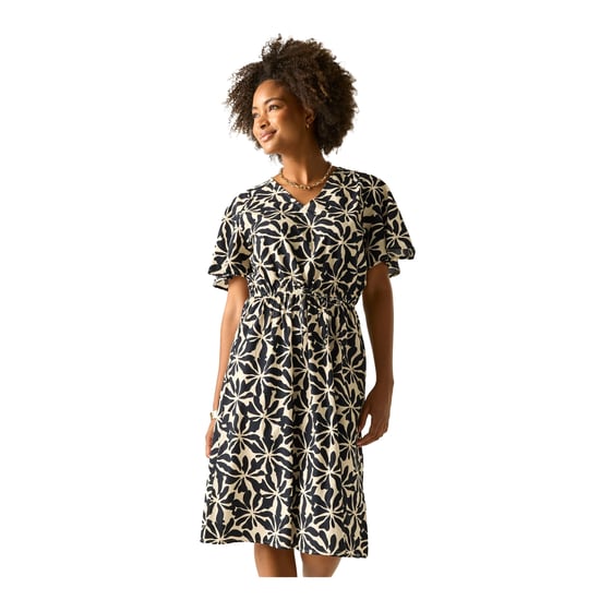 Regatta Dames Elona Abstract Bloemen Midi-jurk (Multikleur) - Image 4