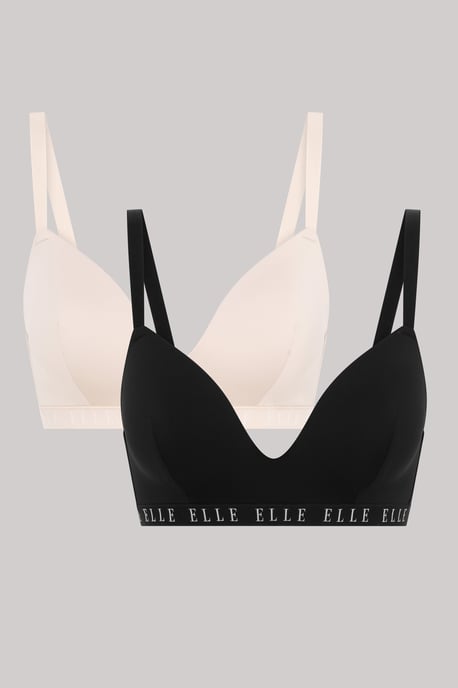 Multi Pack (2) Padded Smooth Non Wired Bra - Image 1