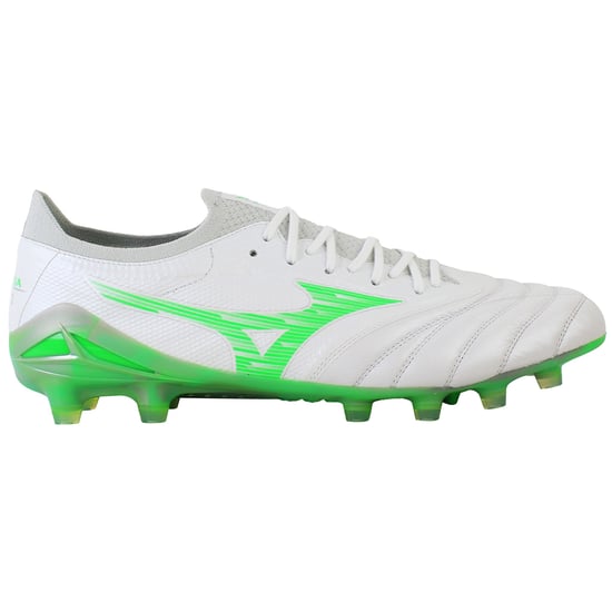 Mizuno Morelia Neo IV Beta Elite Mens White Football Boots - Image 1