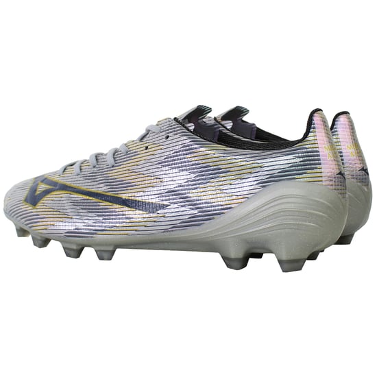 Mizuno Alpha II Japan Mens Silver Football Boots - Image 3