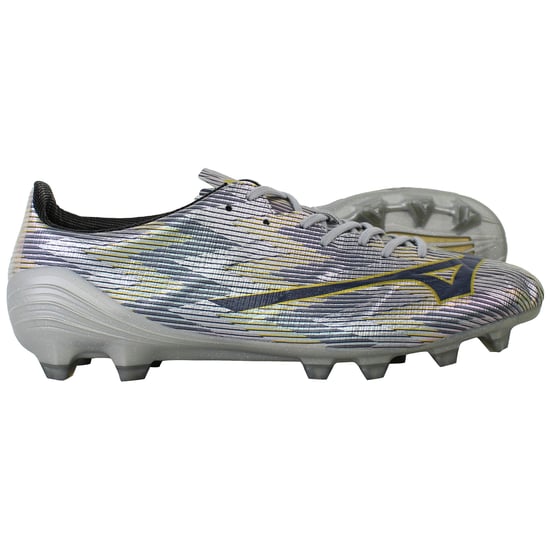 Mizuno Alpha II Japan Mens Silver Football Boots - Image 4