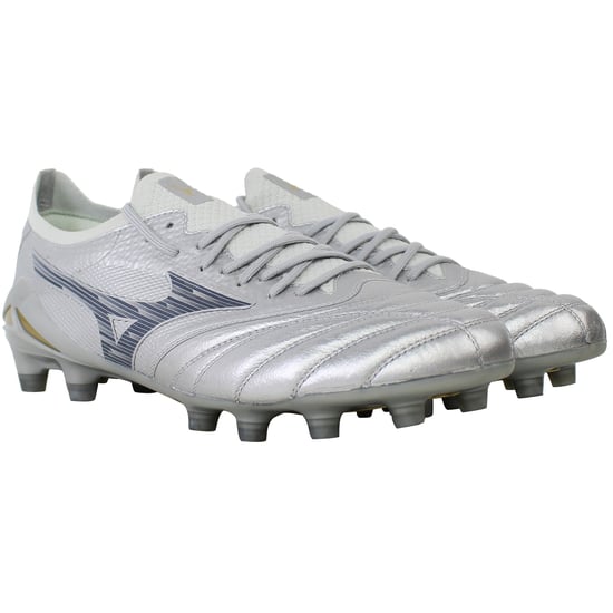 Mizuno Morelia Neo IV Beta Elite Mens Silver Football Boots - Image 2
