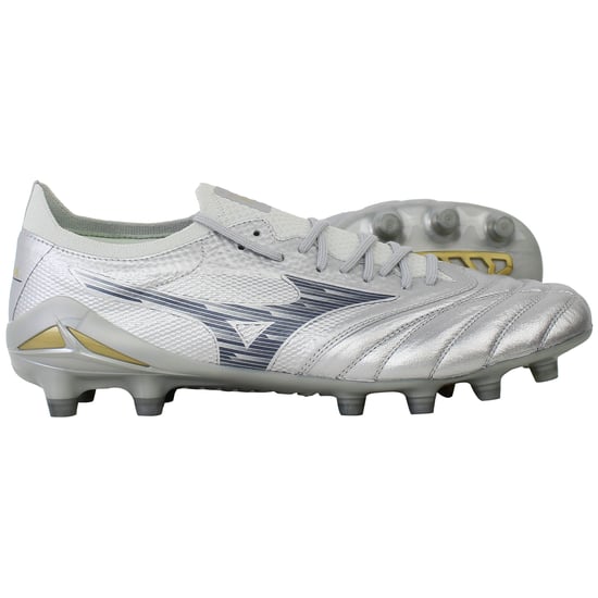 Mizuno Morelia Neo IV Beta Elite Mens Silver Football Boots - Image 4
