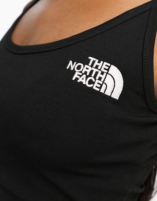 The North Face kortärmad tanktop i svart - Image 4