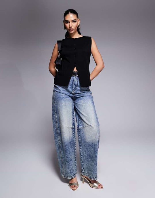 ASOS DESIGN compact structured waistcoat in black - Image 4