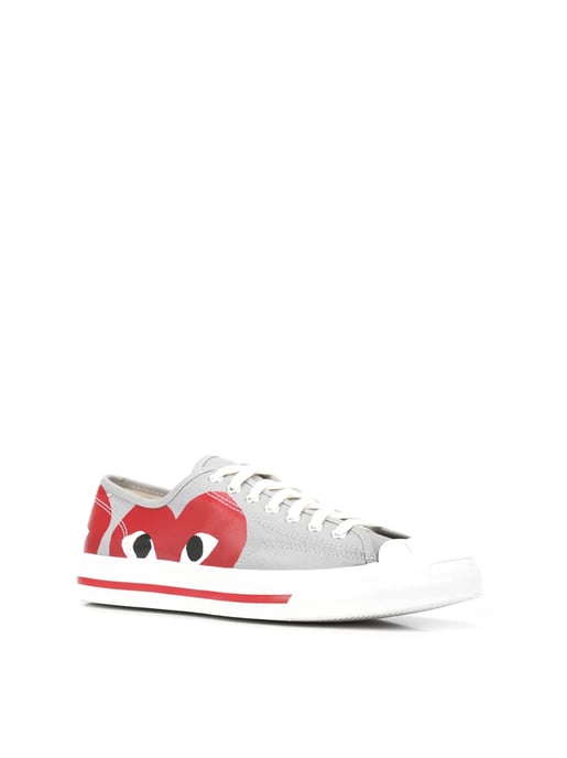 Comme des Garçons PLAY x Converse Jack Purcell Sneakers - Image 2