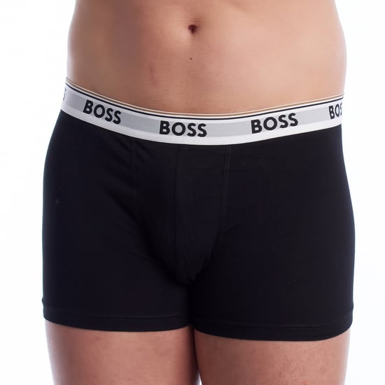 Verpakking van 3 heren katoenen elastische boxers met logo 50531701 - Image 2
