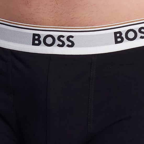 Verpakking van 3 heren katoenen elastische boxers met logo 50531701 - Image 3