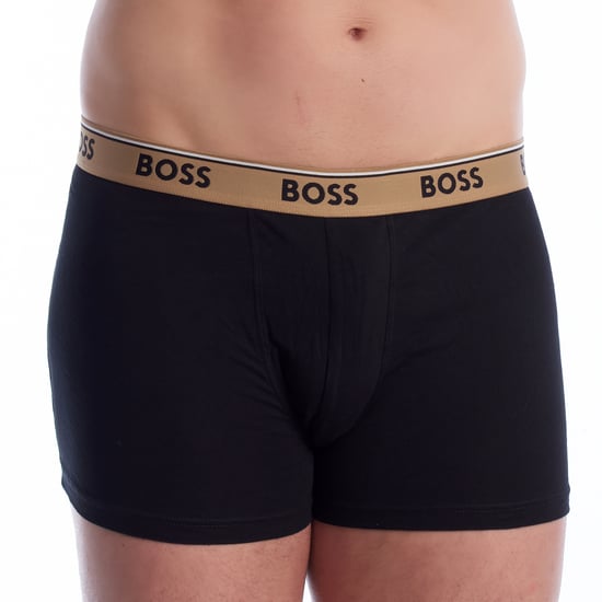 Verpakking van 3 heren katoenen elastische boxers met logo 50531701 - Image 5