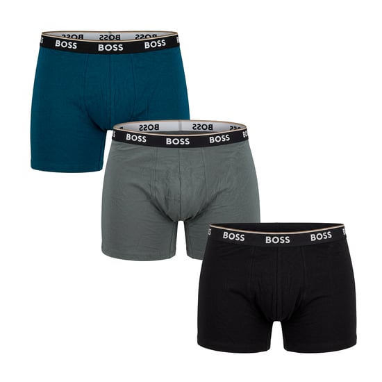 Pack of 3 Men's Long Elastic Cotton Boxers 50531691 - Image 1
