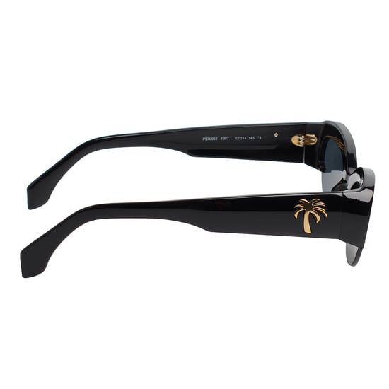 Women's Oval Wrap-Around Sunglasses PERI054S24PLA0011007 - Image 2