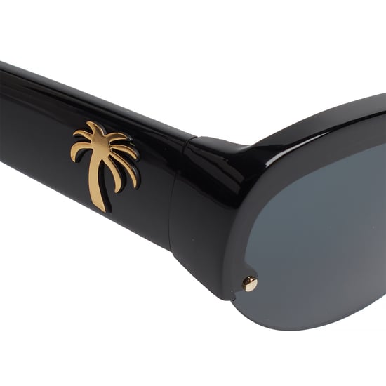 Women's Oval Wrap-Around Sunglasses PERI054S24PLA0011007 - Image 4