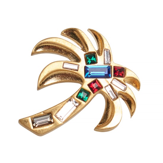 Dames Oorbellen Palmboom Ontwerp met Steen PWOD026R24MAT0017684 - Image 2