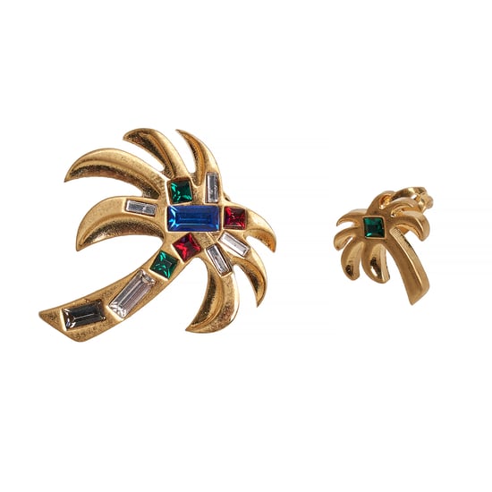 Dames Oorbellen Palmboom Ontwerp met Steen PWOD026R24MAT0017684 - Image 3