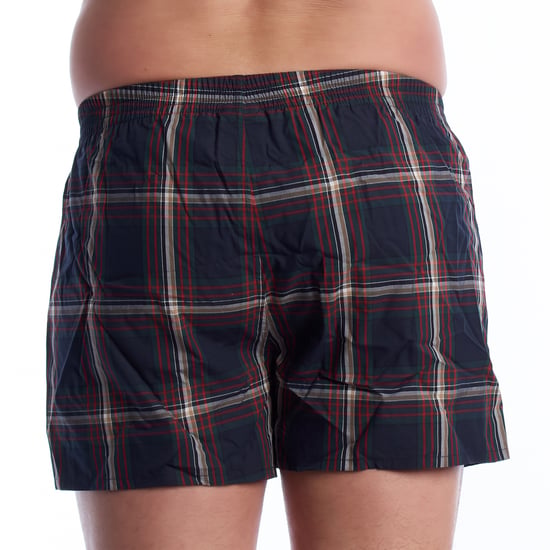 Verpakking van 2 Heren Poplin Pyjama Korte Broeken 50515464 - Image 3