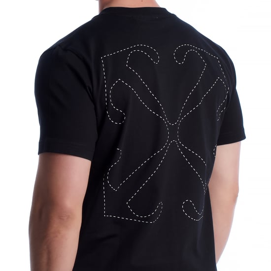 Heren Korte Mouwen T-Shirt Naai Arrangement Slim 44MAA027G5J00A1001 - Image 4