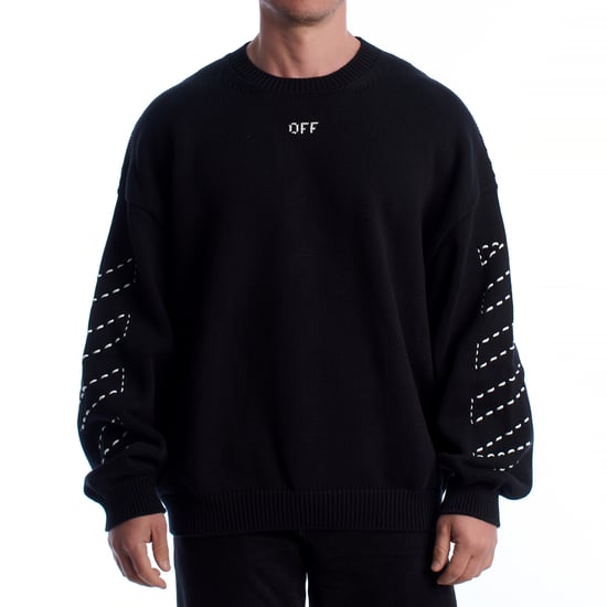 Stitch Arr Diags Breimuts Heren Sweater OMHE191C99KNI0011061 - Image 1