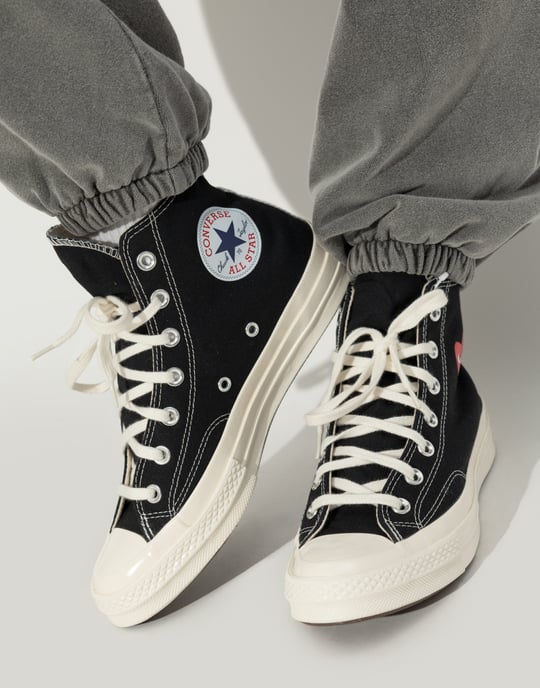Comme des Garçons PLAY x Converse Chuck 70 Hi-sneakers - Image 6