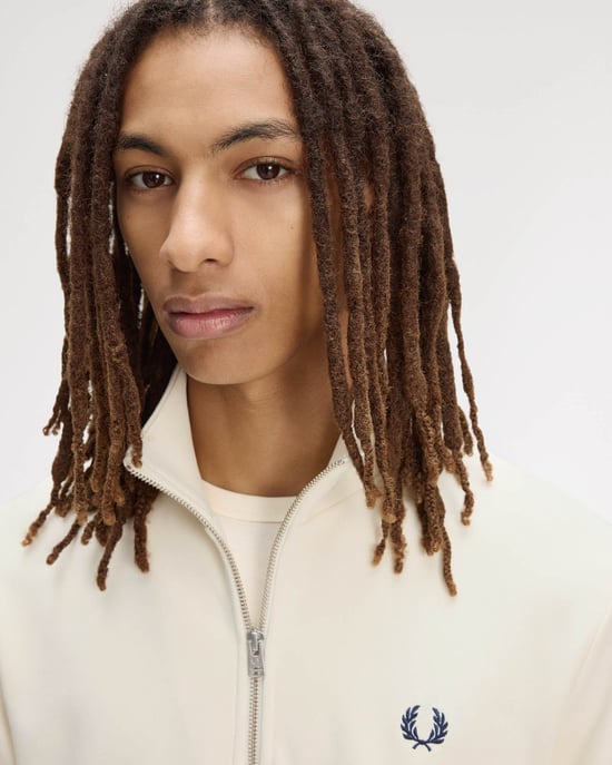 Half Zip Sweatshirt in Ivory - Image 3