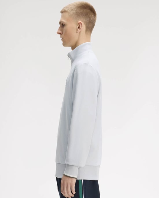 80B Half Zip Sweatshirt in Light Blue - Image 2