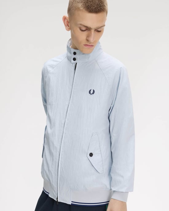 Harrington Jacket in Light Blue - Image 4
