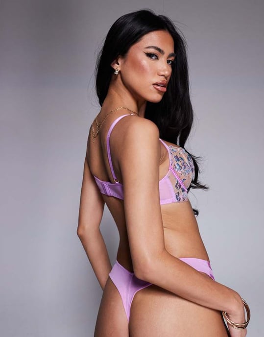 Ann Summers Euforisk icke vadderad balkongbehå i ljusrosa - Image 3
