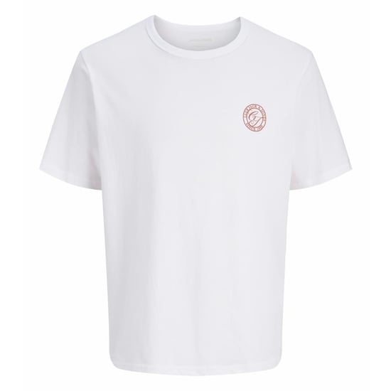 Jack & Jones Mens Relaxed Fit Crew Neck T-Shirt Cotton Blend - Image 1