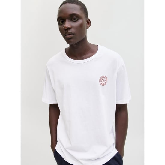 Jack & Jones Mens Relaxed Fit Crew Neck T-Shirt Cotton Blend - Image 4
