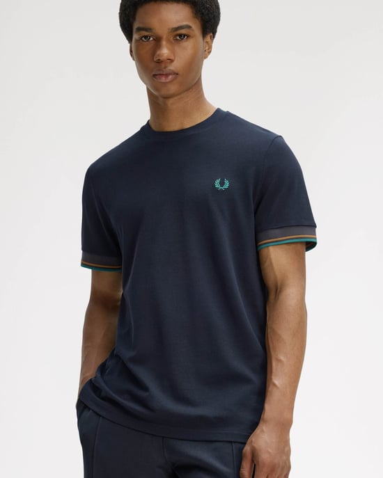 T-Shirt in Dark Blue - Image 4