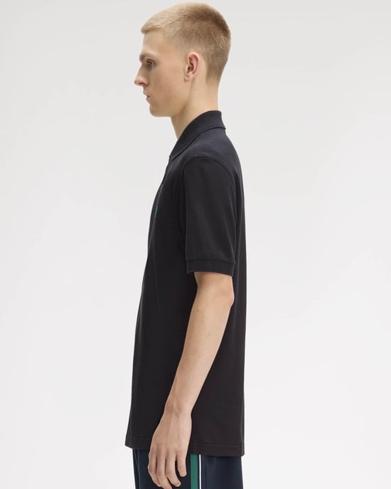 Polo Shirt in Black - Image 2