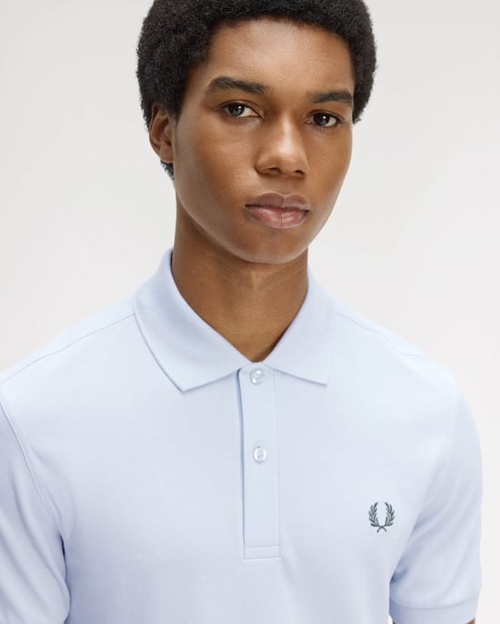 Polo Shirt in Light Blue - Image 4
