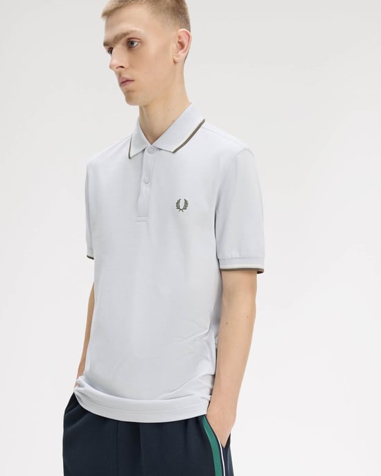 Polo Shirt in Light Grey - Image 2