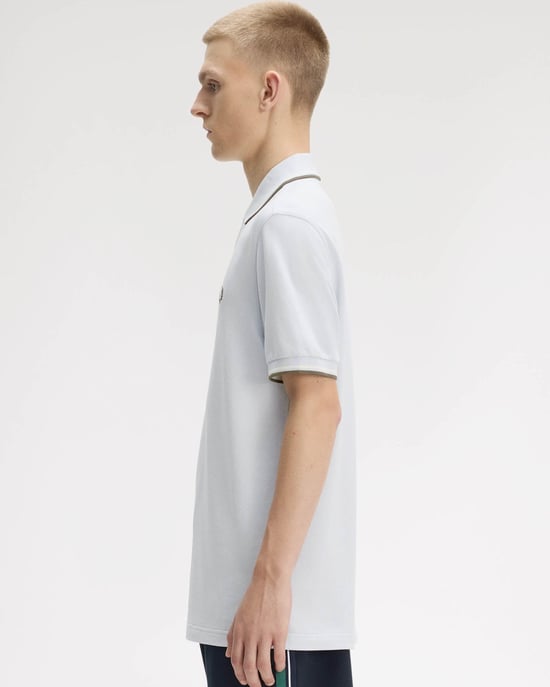 Polo Shirt in Light Grey - Image 3