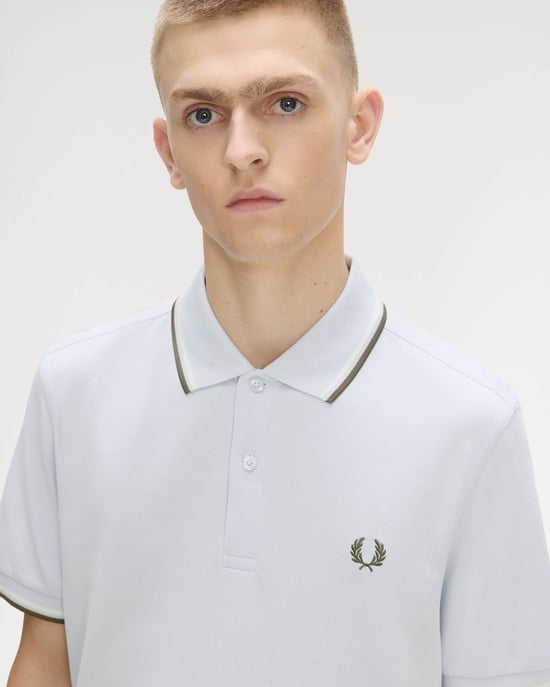 Polo Shirt in Light Grey - Image 4