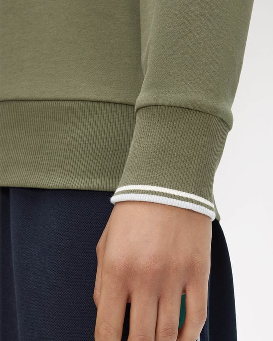 Crew Neck Sweatshirt in Sage Green - Image 6