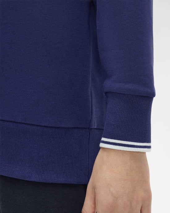 Crew Neck Sweatshirt in Dark Blue - Image 6