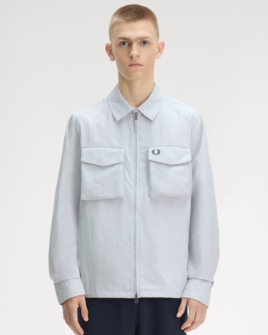 Overshirt in Light Grey - Image 1