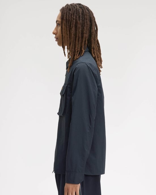 Overshirt in Dark Blue - Image 2