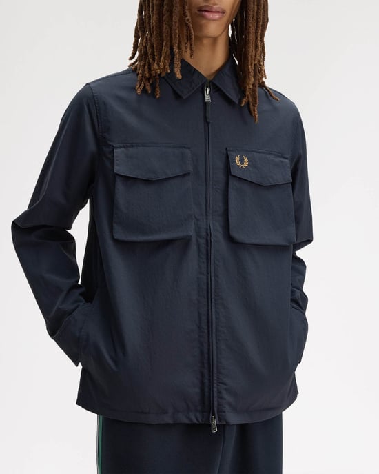 Overshirt in Dark Blue - Image 6