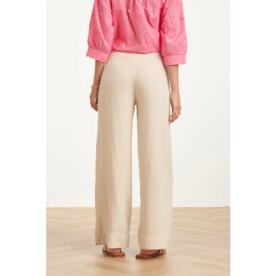 Smashed Lemon Linnen wide leg pantalon | - Image 4