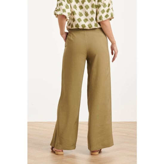 Smashed Lemon Comfortabele wide leg pantalon | - Image 5