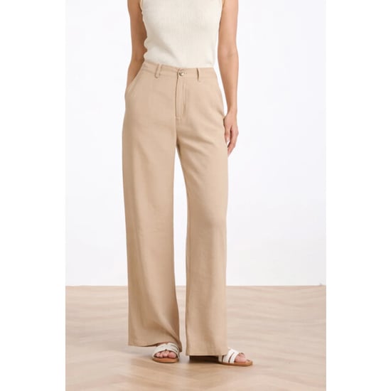 Smashed Lemon Comfortabele wide leg pantalon | - Image 4
